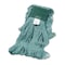Boardwalk 5 in Looped-End Wet Mop, Green, Cotton/Synthetic, PK12, BWK502GNCT BWK502GNCT - alternate 1